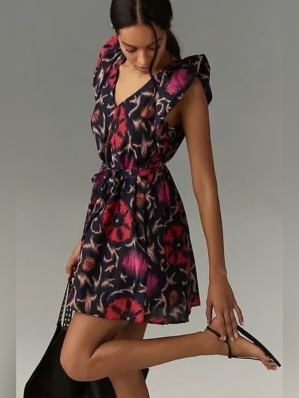 Velvet by Graham Spencer Silk Cotton Dress XS Anthropologie